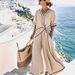 Independent Station European And American Summer New Bohemian Style Cross-Border Elegant Commuter Long Dress_ecoleips.com