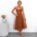 Women's Clothing Sexy Sling Mesh Party Evening Dress_ecoleips.com