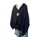 V-neck Hooded Sweatshirt For Women, Spring And Autumn, Thin, Loose, New Trendy Korean Hong Kong Style,_ecoleips.com
