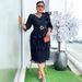 Elegant V-Neck A-Line Chiffon Dress With Pleated Detail - Flowy Midi Dress For Women, Plus Size Available (Green/Rose/White/Black)_ecoleips.com