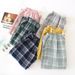 Fdfklak New Plaid Cotton Ladies Pajama Pants Pyjama Trousers Women Sleep Bottoms Lounge Wear Sleep Pants Spring Summer Q1311_ecoleips.com