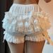 Women's Clothing Shorts Skirt Bow Thin Summer Cake Multi Layer Lace Star Pumpkin Pants For Women_ecoleips.com
