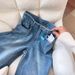 Women's High-Waisted Flannel-Lined Jeans – Winter Warm Straight-Leg Denim Pants With Vintage Wash (Blue, S-Xxl)_ecoleips.com