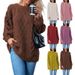 Women’s Oversized Cable Knit Sweater – Chunky Long-Sleeve Pullover (S-XXXL, 6 Colors)_ecoleips.com