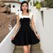 Women's Sexy Color Block Strapless Ruffled Bodycon Mini Dress – Spring Party Gown 2026_ecoleips.com