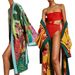 Women's Kimono Print Coat Best Selling Outerwear Trench_ecoleips.com