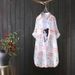 Women's Mid-Length Artistic Letter-Print Casual Shirt With Sun Protection, Versatile Cardigan For Commuting And Stylish_ecoleips.com