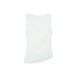 Women's Pleated Asymmetric Boat Neck Sleeveless Top, Casual Chic T-Shirt For Summer Comfortable Sleeveless Cut_ecoleips.com
