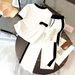 Women's Clothing Summer New Arrival Gold Foil Letter Print Two Piece Set For Women Unique Casual Versatile Slimming Flattering 8002 Print_ecoleips.com