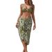 Women's Three Piece Bikini Swimsuit Set Beach Vacation Printed Hot Spring Swimwear New Style_ecoleips.com