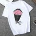 Women's Printed T-shirt Short Sleeves_ecoleips.com