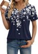ZEAGOO Womens Summer Tops 2026 Short Sleeve Shirts V Neck Pleated Tunic Tops Work Blouses Business Casual Outfits S-3XL_ecoleips.com