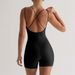 Diyun 2025 Spring Summer European And American Sexy Solid Color Home Strap Outdoor Slim Fit Jumpsuit Yoga_ecoleips.com