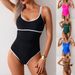Women's Clothing New Swimsuit Women's Fashion Quick Drying Sports One Piece Swimsuit_ecoleips.com