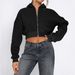 Women's Stylish Streetwear Zip-Up Hoodie Fleece Pullover Casual Jacket With Long Sleeves Versatile Zip-Up Design_ecoleips.com
