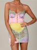 Mozision Diamond Chain Patchwork Print Mini Dress Women Fashion Y2K Summer Lace Sleeveless Backless Bodycon Dress 2025 Elegant_ecoleips.com