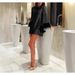 Women's Sexy Long Sleeve V Neck Dress Elegant Short Dress With Sequins Tie Waist Three Color Options For Ladies_ecoleips.com