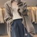 Women's Clothing Korean-Style Fringe Cardigan – Oversized Open-Front Knit Sweater For Women, Fall & Winter Fashion_ecoleips.com