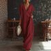 Women's Clothing Women's Casual Elegant Lace Trimmed Linen Jumpsuit Loose Fit Style Comfortable For Formal & Casual For Women_ecoleips.com