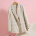 2025 Pink Women's Blazer, New Spring Collection, Korean Style, Unique Design, Casual And Versatile Suit Top_ecoleips.com