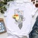 European And American Cross-border Foreign Trade Clothing, Parrot Pattern Round-neck Printed Women's Short-sleeve_ecoleips.com