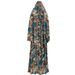 New Printed Short Skirt Two-Piece Set Worship Robe Fashionable Elegant Dress_ecoleips.com