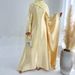 Women's Clothing Shiny Dress Abaya_ecoleips.com