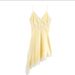 Cross-border Foreign Trade 2025 European American Style Women's Clothing Fashionable And Sexy Asymmetrical Lace Dress_ecoleips.com