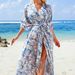 Lightweight Sun Protection, Sexy Wrap Design, Versatile Swimwear Companion For Women_ecoleips.com