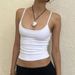 Aria Basics Aria Basics Cross-border European And American Street Style Solid Color Basic Off-shoulder Square-neck Camisole Summer, Suitable For_ecoleips.com