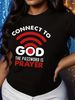European And American Cross-border Foreign Trade Women's Clothing, Fun Letter Print Round-neck Short-sleeve T-shirt Top_ecoleips.com