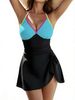 Women’s One-Piece Swimsuit – Slimming High-Waisted Swimsuit Dress With Modest Coverage For Swimming & Hot Springs_ecoleips.com