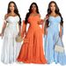 Women's Clothing One Shoulder Tube Top Solid Color Loose Wide Leg Pants Women's Trousers_ecoleips.com