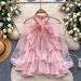 French-Inspired Lantern Sleeve Blouse – Flutter Bow Tie & Ruffled Hem For Elegant Women (6 Classic Colors, One-Size Fits Most)_ecoleips.com