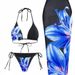 Women's Clothing Bikini Plus Wrap Skirt Three Piece Swimsuit Beach Suit_ecoleips.com