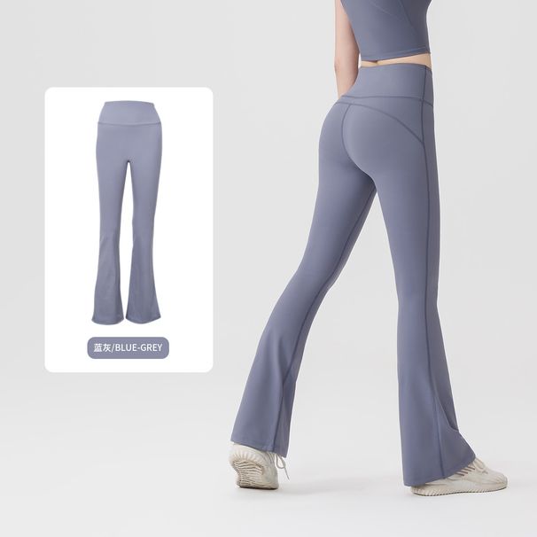 Women's Clothing Groove High Waisted Flared Pants Hip Lifting Sports Fitness Yoga Wear Fitness Pants_ecoleips.com