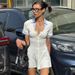 Women's Clothing Summer Fashion Cardigan Color Block Short Sleeve Dress Button Down 2026 New Clothing_ecoleips.com