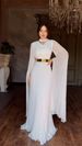 New V Neck Belt Long Sleeved Transparent French Temperament Dress_ecoleips.com