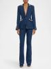 K New Fashion Heavy Industry Nail Bead Cowboy Jacket Pants Set Two Piece Set_ecoleips.com