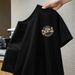 Summer New Women's Cotton T-Shirt Crew Neck Short Sleeve Printed Casual Loose Retro Street Style Top_ecoleips.com