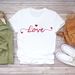 European And American Cross-border Foreign Trade Women's Clothing, Simple Heart-printed Round-neck Short-sleeve T-shirt_ecoleips.com