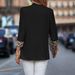 European And American Cross-border Women's Solid Color Casual Cardigan Jacket, Fashionable Long-sleeved Cardigan, Unique_ecoleips.com