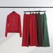 Women's Zipper Cardigan Fleece Jacket Gold Label Lined Sweatshirt Set Yoga Sportswear_ecoleips.com