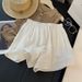 Women's High-Waisted A-Line Wide-Leg Cotton-Linen Shorts Summer Style Loose Casual Versatile Comfortable Bottoms_ecoleips.com