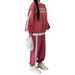 Women's Clothing Slimming sports pants Korean suit women's color spring and autumn splicing casual sports autumn and winter new round neck loose_ecoleips.com