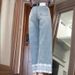 Design-sense Patchwork Lace Jeans For Women In Summer, Large-sized, Petite, High-waisted, Loose And Slimming Straight Pants_ecoleips.com