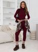 Slim-Fit Knit Turtleneck & Leggings Set – High Neck Thermal Base Layer (Black/Burgundy/Brown, S-XXL)_ecoleips.com