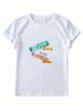 Women's T-shirt With An Inspirational "Never Stop Chasing Dreams" Print And A Soft, Casual Design, Making It A Perfect Gift._ecoleips.com