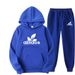 Unisex Two-piece Set Featuring A Hooded Sweatshirt And Cuffed Joggers—casual Sportswear For Students._ecoleips.com