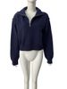 Women’s Half-Zip Knit Sweater – Oversized Pullover With Stand Collar (S-XL, 6 Colors)_ecoleips.com